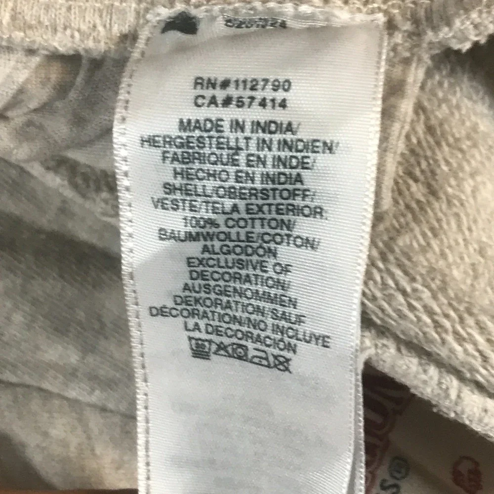True Religion Jogger Sweatpants Mens 36x27 Gray Drawstring Waist Classic Logo